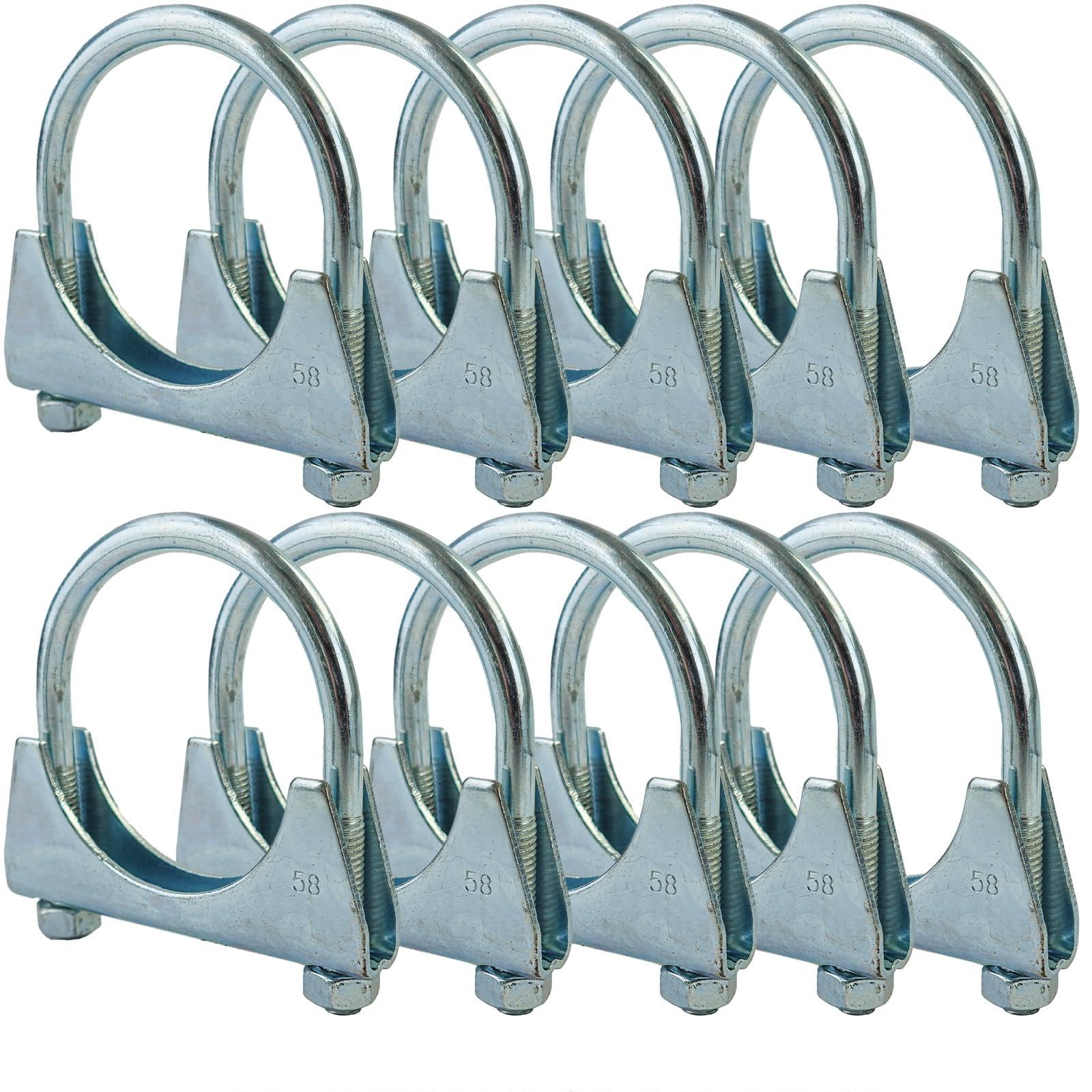 58mm Auspuffschellen Bügelschelle Rohrschelle universal 10 Stück 58mm Auspuffschellen Bügelschelle Rohrschelle universal 10 Stück von Carparts-Online