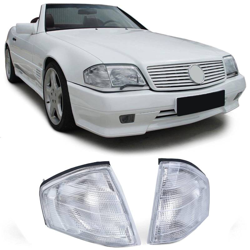 Carparts-Online Blinker Weiß Paar für Mercedes SL R129 89-01 von Carparts-Online