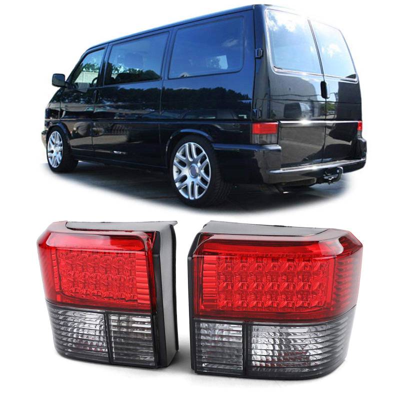 Carparts-Online LED Rückleuchten rot schwarz für VW Bus T4 90-03 von Carparts-Online