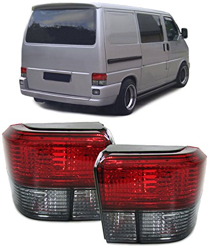 Carparts-Online Rückleuchten Rot Schwarz Kristall passend für VW Bus T4 90-03 von Carparts-Online