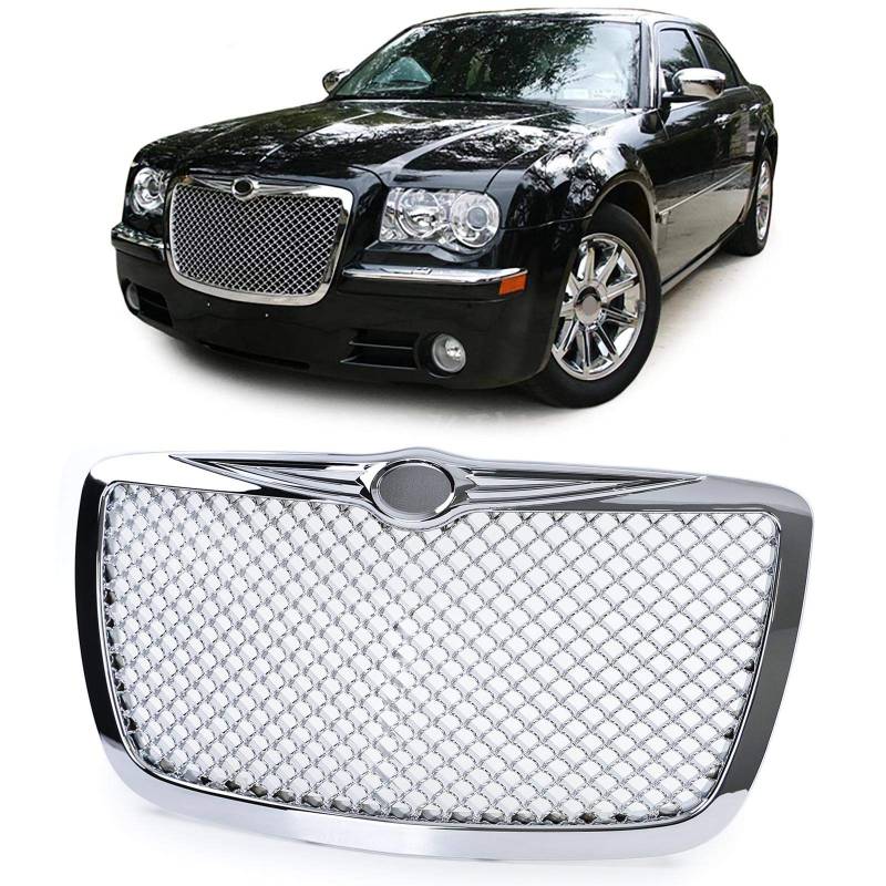 Sport Kühlergrill Chrom Wabendesign für Chrysler 300C Limo Touring 04-11 von Carparts-Online