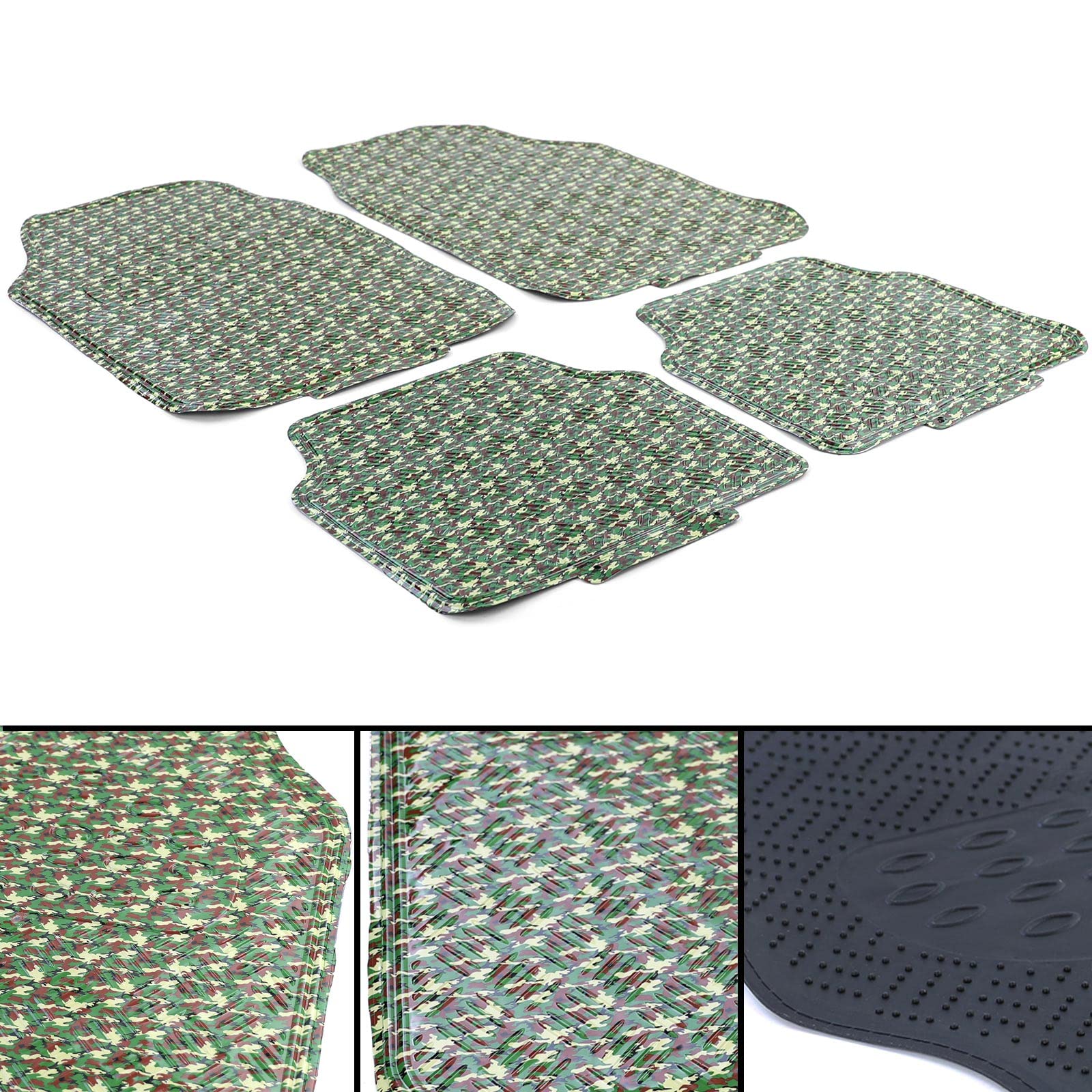Auto Gummi Fußmatten universal Riffelblech Optik Camouflage Military Tarnfarbe Auto Gummi Fußmatten universal Riffelblech Optik Camouflage Military Tarnfarbe von Carparts-Online