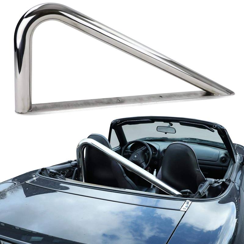 Designbügel Roadsterbügel Edelstahl poliert für Mazda MX5 Miata NA NB 89-05 von Carparts-Online