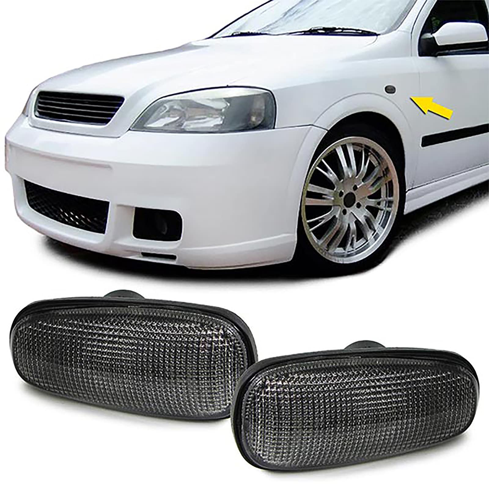 Carparts-Online Seitenblinker Schwarz für Opel Astra G 98-05 Zafira A 99-05 Carparts-Online Seitenblinker Schwarz für Opel Astra G 98-05 Zafira A 99-05 von Carparts-Online