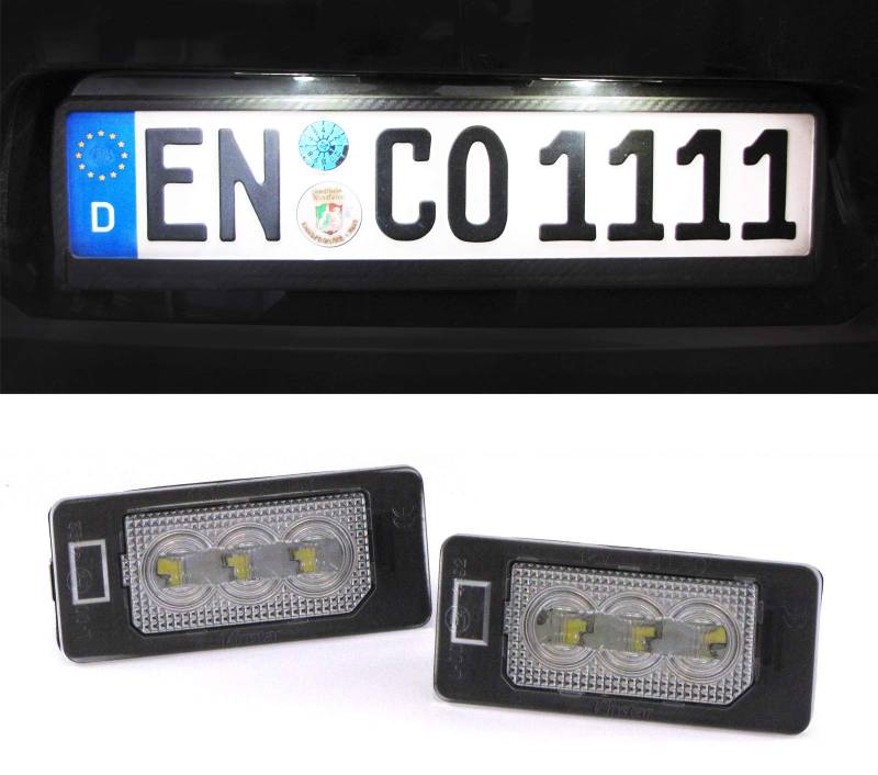 LED Kennzeichenbeleuchtung High Power 6000K passend für BMW 5er F10 F11 ab Bj.10 von Carparts-Online