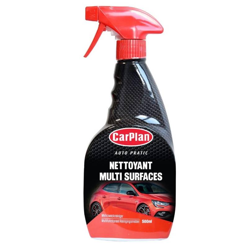Carplan Auto Pratic Fahrzeugreiniger für mehrere Oberflächen, Apfelduft, 500 ml von Carplan