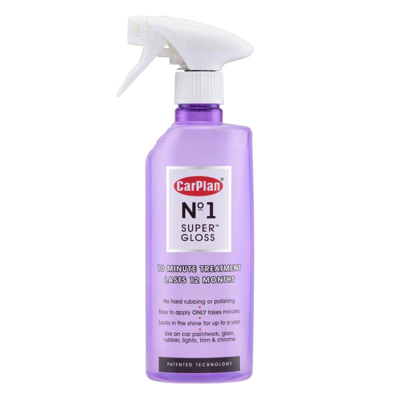 CarPlanNo1 Autopolierwachs – 10 Minuten zum Auftragen, hält 12 Monate. Patentierter hydrophober Superglanz-Glanz – 600 ml von Carplan