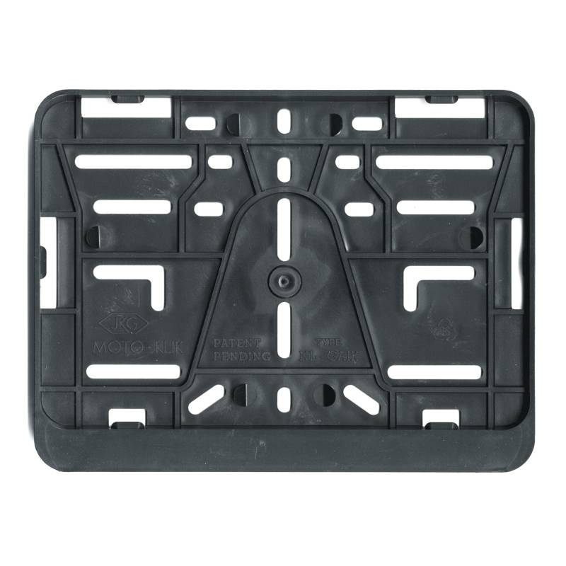 Carpoint Kennzeichenhalter Motorrad, Schwarz von Carpoint