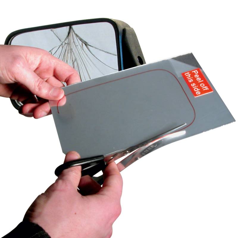 CARPOINT 2423202 Spiegelreparationsset 17.5 x 25 cm, Silber von Carpoint