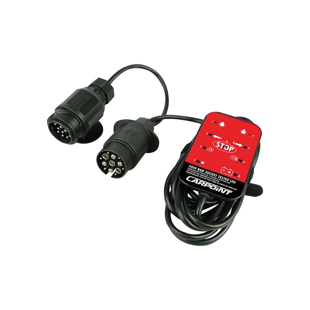 CARPOINT CPT0438118 438118 LED-Tester für Anhängersteckdosen von Carpoint
