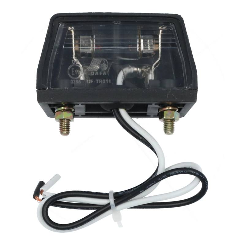 Carpoint 0413907 Nummernschildbeleuchtung 72 mm, Schwarz von Carpoint