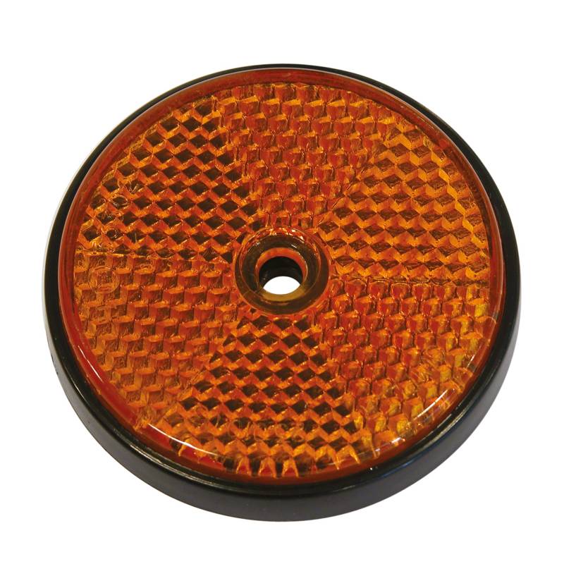 Carpoint 0413960 Reklektor Rund 70 mm 2 Stück, orange von Carpoint