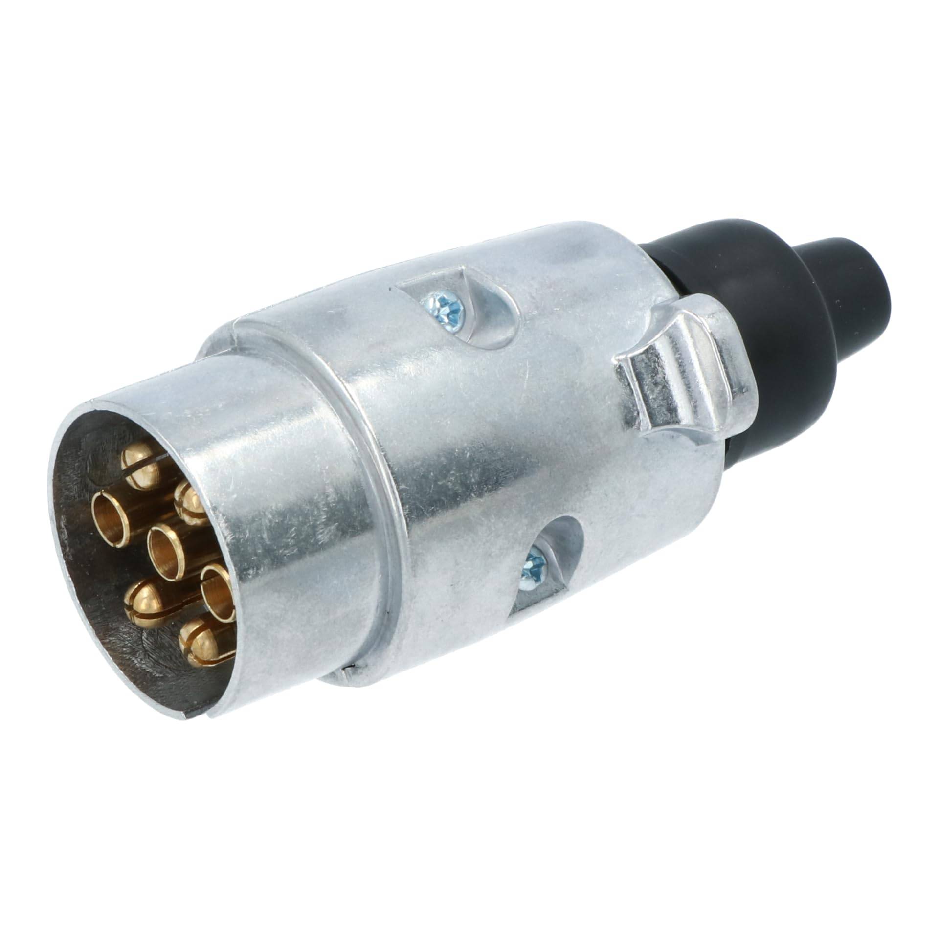 Carpoint 7-poliger Stecker Metall |Für Auto, Anhänger, Wohnwagen, Fahrradträger | Anhängerstecker 7 polig Carpoint 7-poliger Stecker Metall |Für Auto, Anhänger, Wohnwagen, Fahrradträger | Anhängerstecker 7 polig von Carpoint