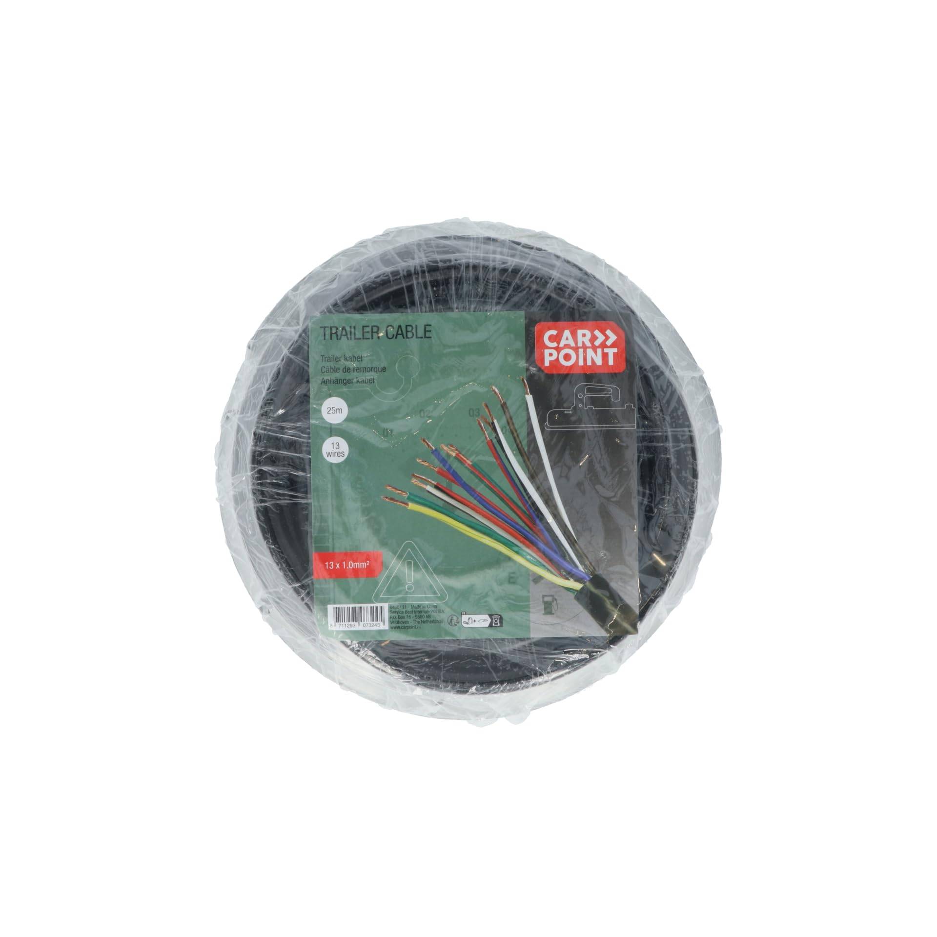Carpoint 0438111 Anhängerkabel 13 Adern 1.0 mm 25 m von Carpoint