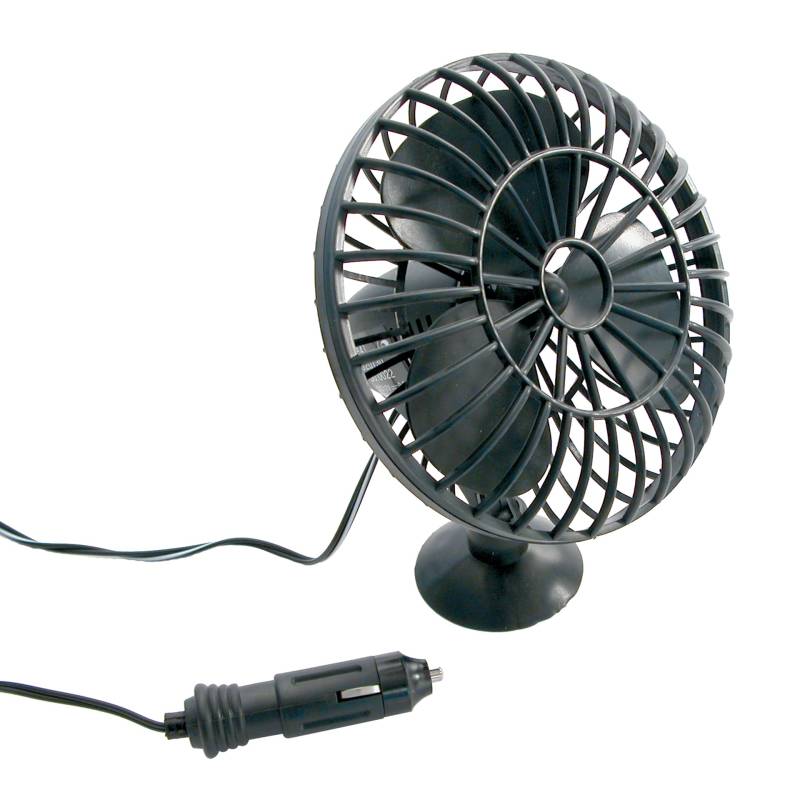 Carpoint 0510019 Ventilator mit Saugnapf 12V, Schwarz von Carpoint