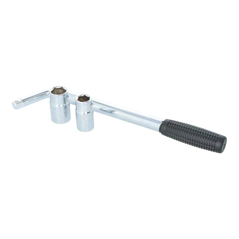 Radmutternschlüssel 17/19/21/23mm, Silber von Carpoint