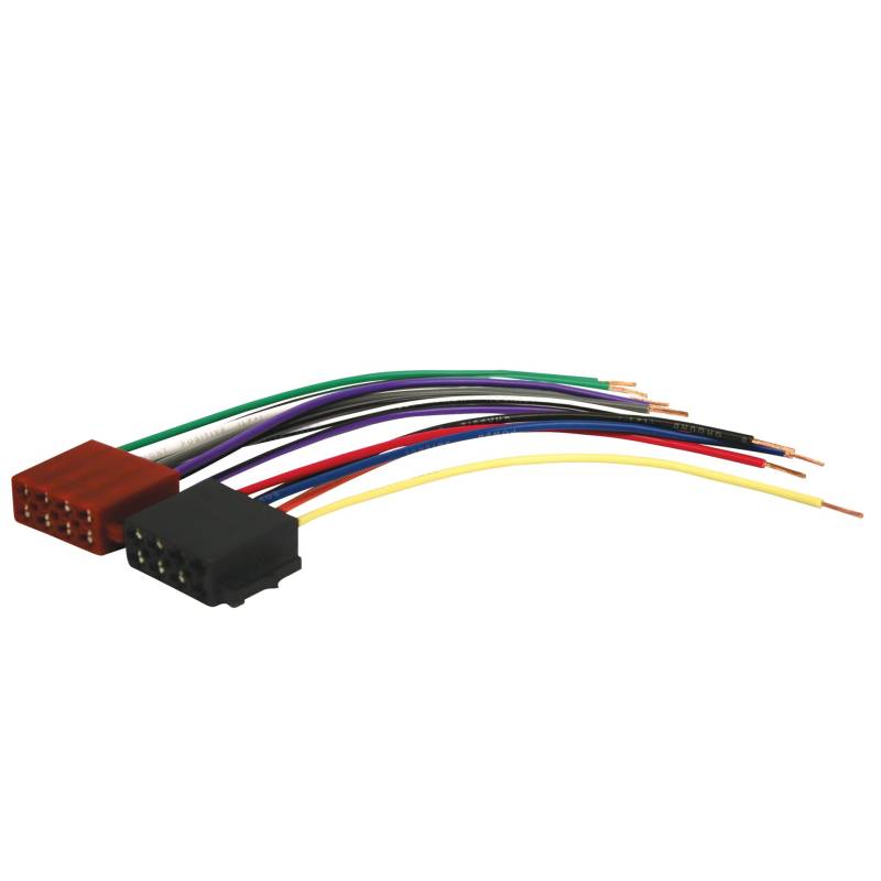 Carpoint Male ISO Radio Anschlusskabel Strom und Lautsprecher von Carpoint
