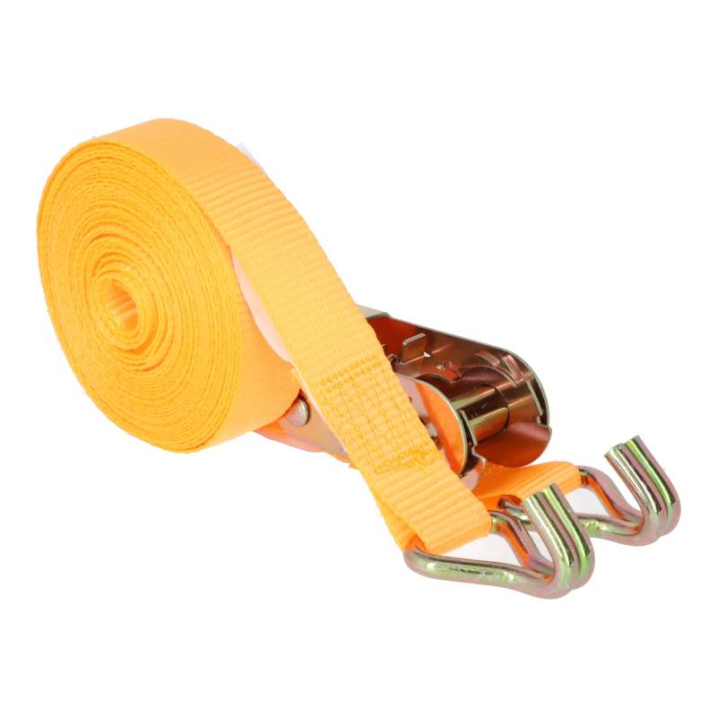 Carpoint Spanngurte mit Ratsche und Haken 7 Meter, Orange von Carpoint