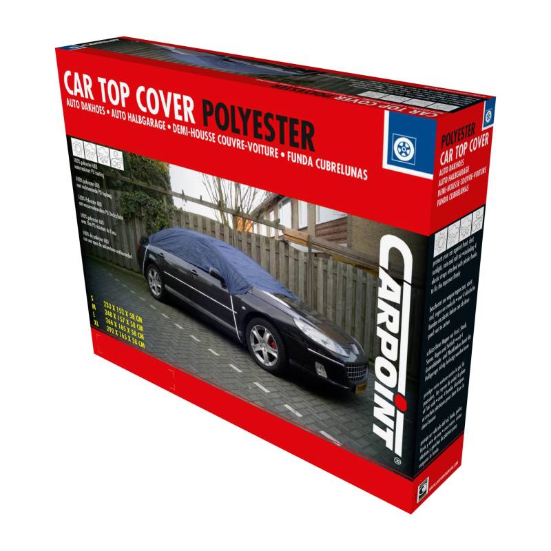 Carpoint 1723280 Halbgarage Polyester S, Blau von Carpoint