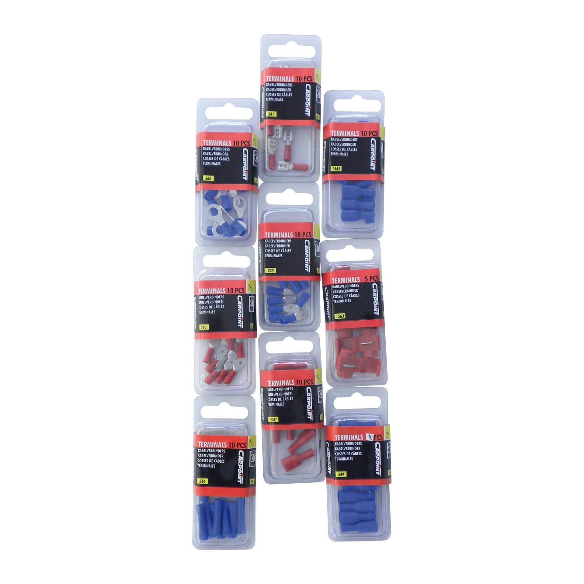 Kabelverbinder 545 rot blister 10-Stück von Carpoint