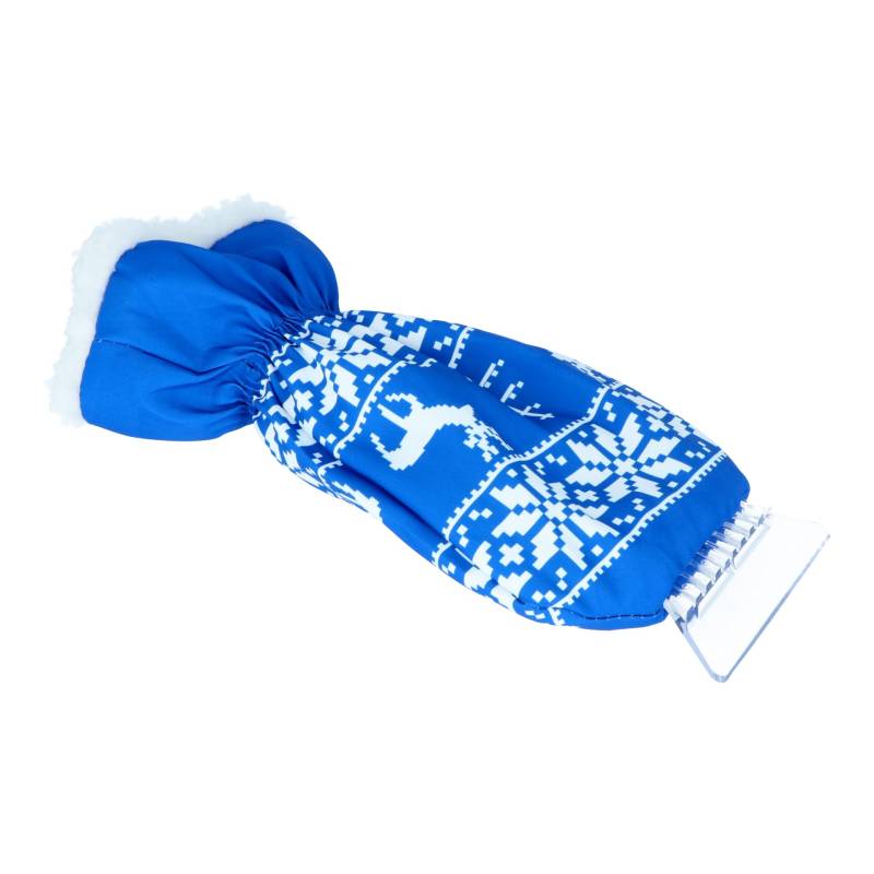 Carpoint Eiskratzer mit Handschuh Blau+Print von Carpoint