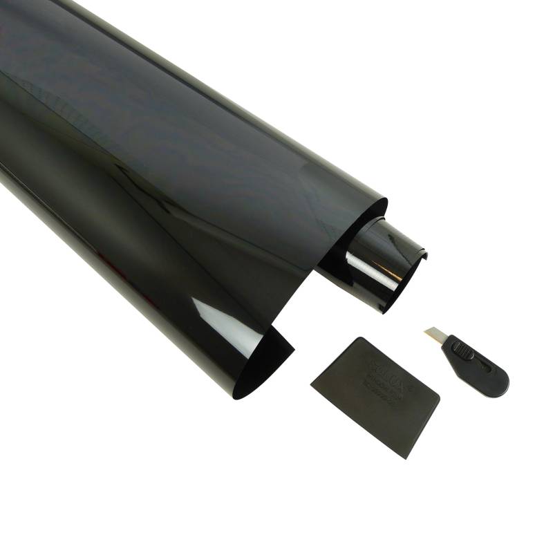 Carpoint Fensterfolie Kratzfest Limoschwarz 3% 300x50cm von Carpoint