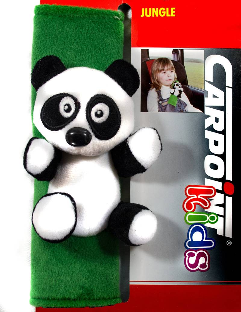 Carpoint Kids Kollektion Gurtpolster Model Panda aus der Jungle Serie. Gurtschoner Kinder Auto-Sicherheitsgurt … von Carpoint