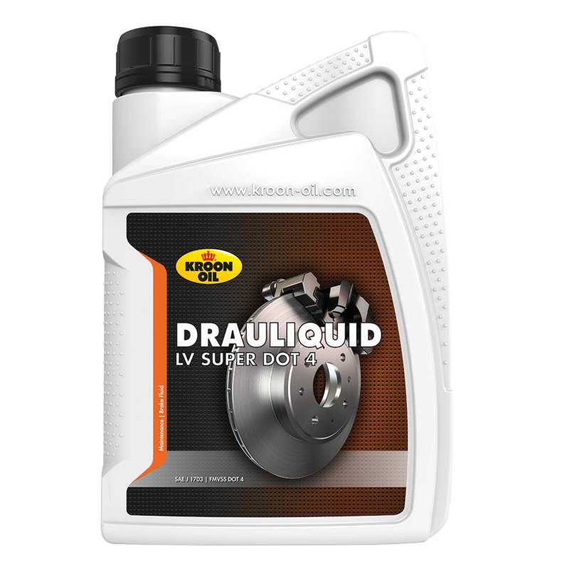 CARPOINT Kroon-Oil 33820 Drauliquid-LV Super DOT 4 1L, Blanc von Carpoint