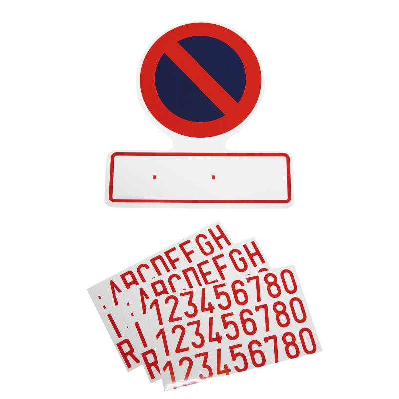 CARPOINT 'Nicht parken' Aufkleber, Einheitsgröße, Rot/Weiß von Carpoint