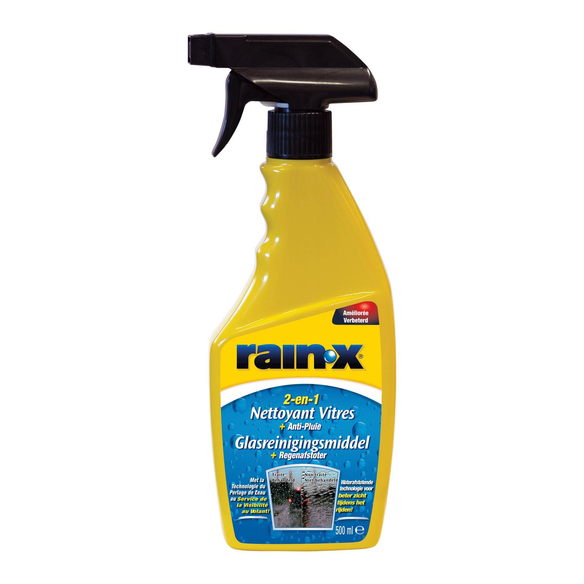 Rain-X 2-in-1 Scheibenreiniger + Regenabweiser 500ml von Rain-X