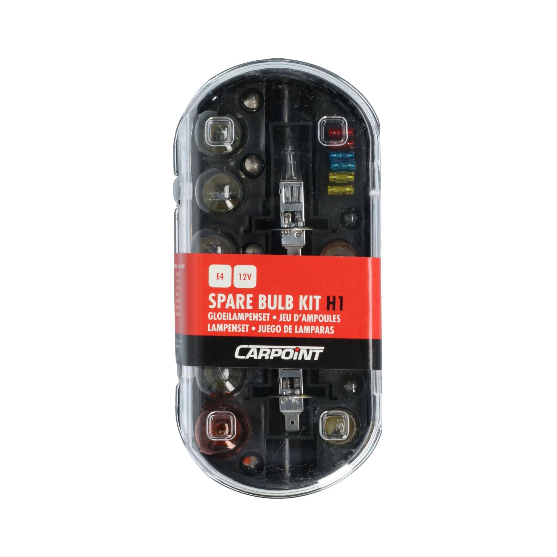 H1 Profi-Ersatzlampen-Kasten "longlife". 30-teiliges Set von Kfz-Lampen und Sicherungen. H1 Profi-Ersatzlampen-Kasten "longlife". 30-teiliges Set von Kfz-Lampen und Sicherungen. von Carpoint