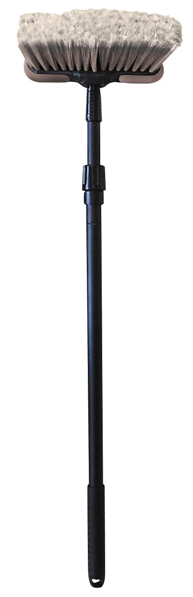 Carrand 93063 Deluxe Autowaschbürste, 20,3 cm, mit Stoßstange und 68,6-121,9 cm Verlängerungsgriff von Carrand