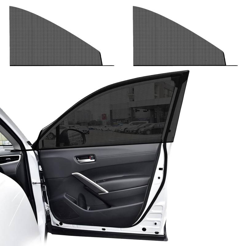 2Pcs Sonnenschutz Auto Baby Sonnenschutz Auto Kinder Autofenster Elastizitä Atmungsaktiv Insektenschutz Fliegengitter Fenstersocken Privatsphäre Für Ihre Familie von Carreneu