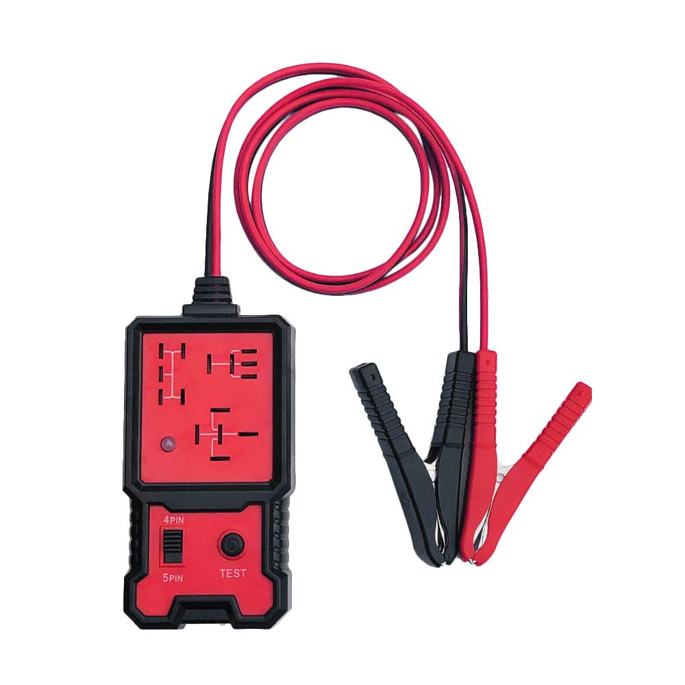 Carrfan 12 V Autobatterieprüfer, elektronisches Relais-Tester mit Clips, Auto-Relais-Diagnosewerkzeug Carrfan 12 V Autobatterieprüfer, elektronisches Relais-Tester mit Clips, Auto-Relais-Diagnosewerkzeug von Carrfan