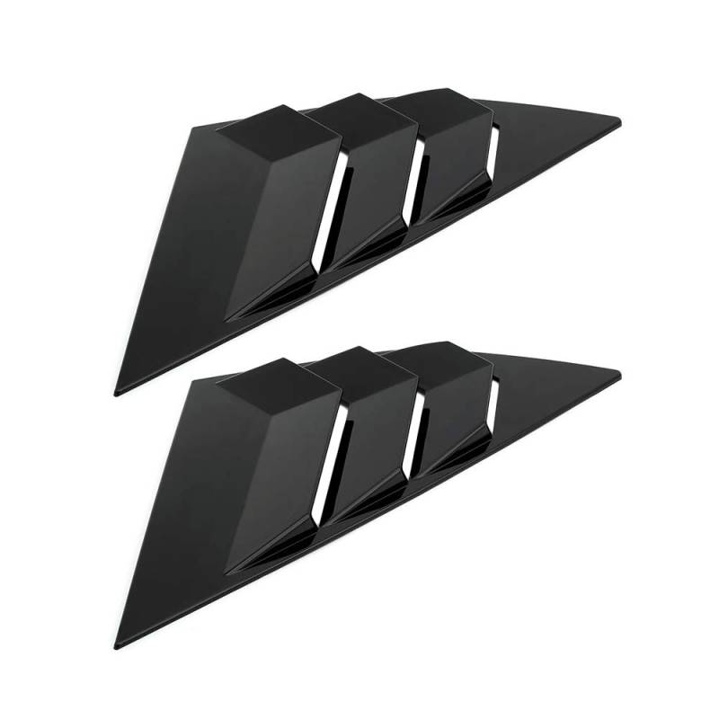 Goolsky Heckscheibengitter Auto Heckscheibenvorhang Seite Tuyere Louvers Vent für Ford Focus ST RS MK3 Schrägheck Kohlefaser Stylea von Carrfan