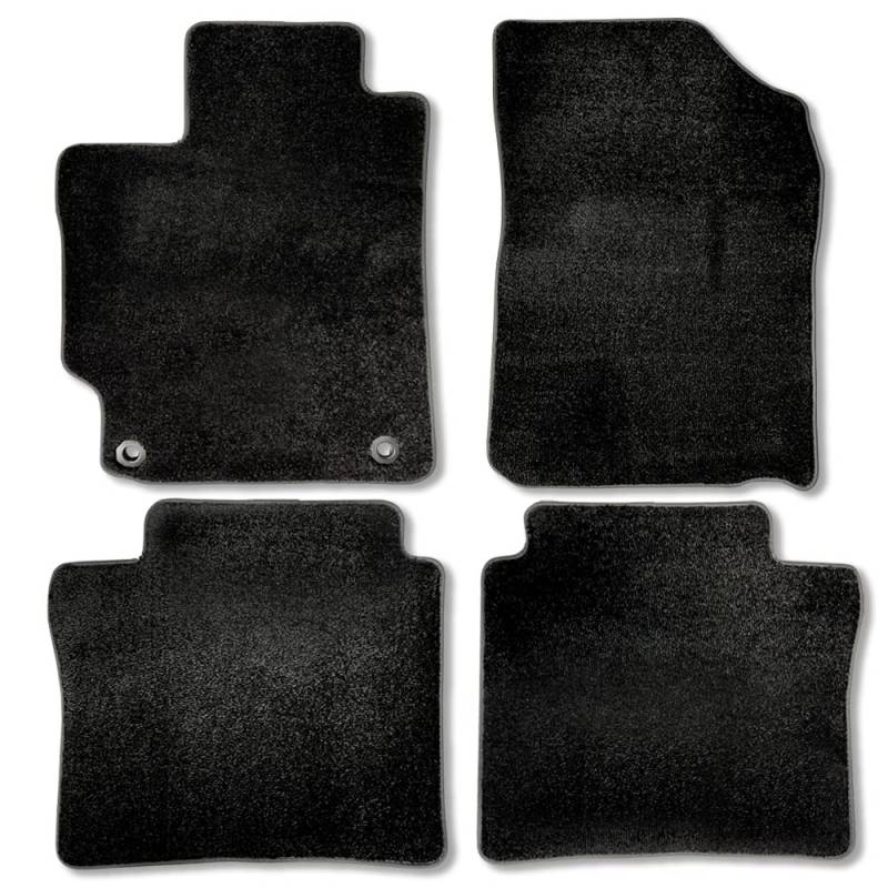 CarsCover Custom Fit 2015-2017 Toyota Camry Vorne und Hinten Teppich Auto Fußmatten Schweres Kissen Ultramax Asphalt Schwarz von CarsCover.com