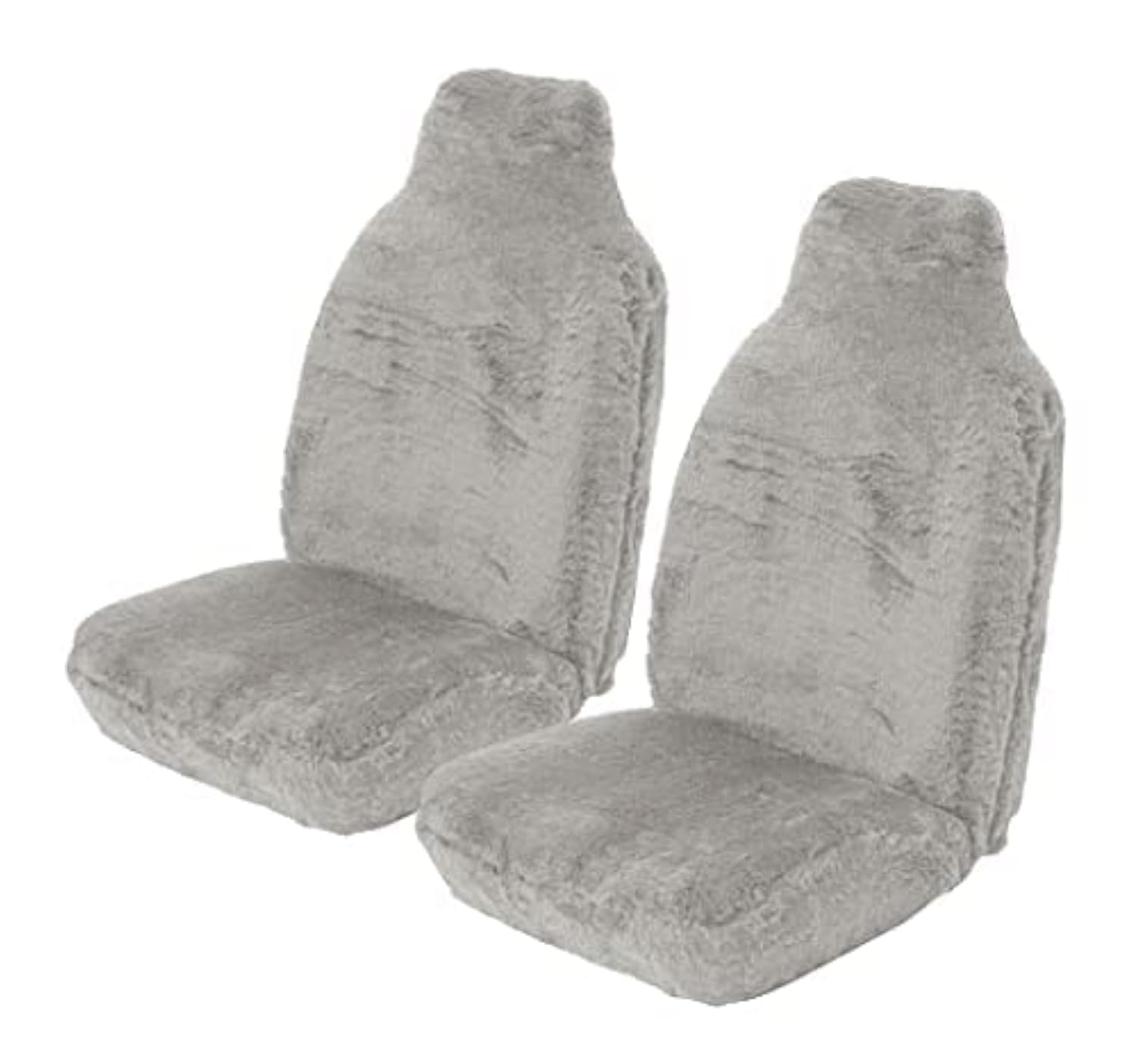 Carseatcover-UK Schafell Fell kunstpelz Autositzbezuge Grau Universal Vordersitzbezüge Passend für die meisten Autos - 1 Paar Carseatcover-UK Schafell Fell kunstpelz Autositzbezuge Grau Universal Vordersitzbezüge Passend für die meisten Autos - 1 Paar von Carseatcover-UK