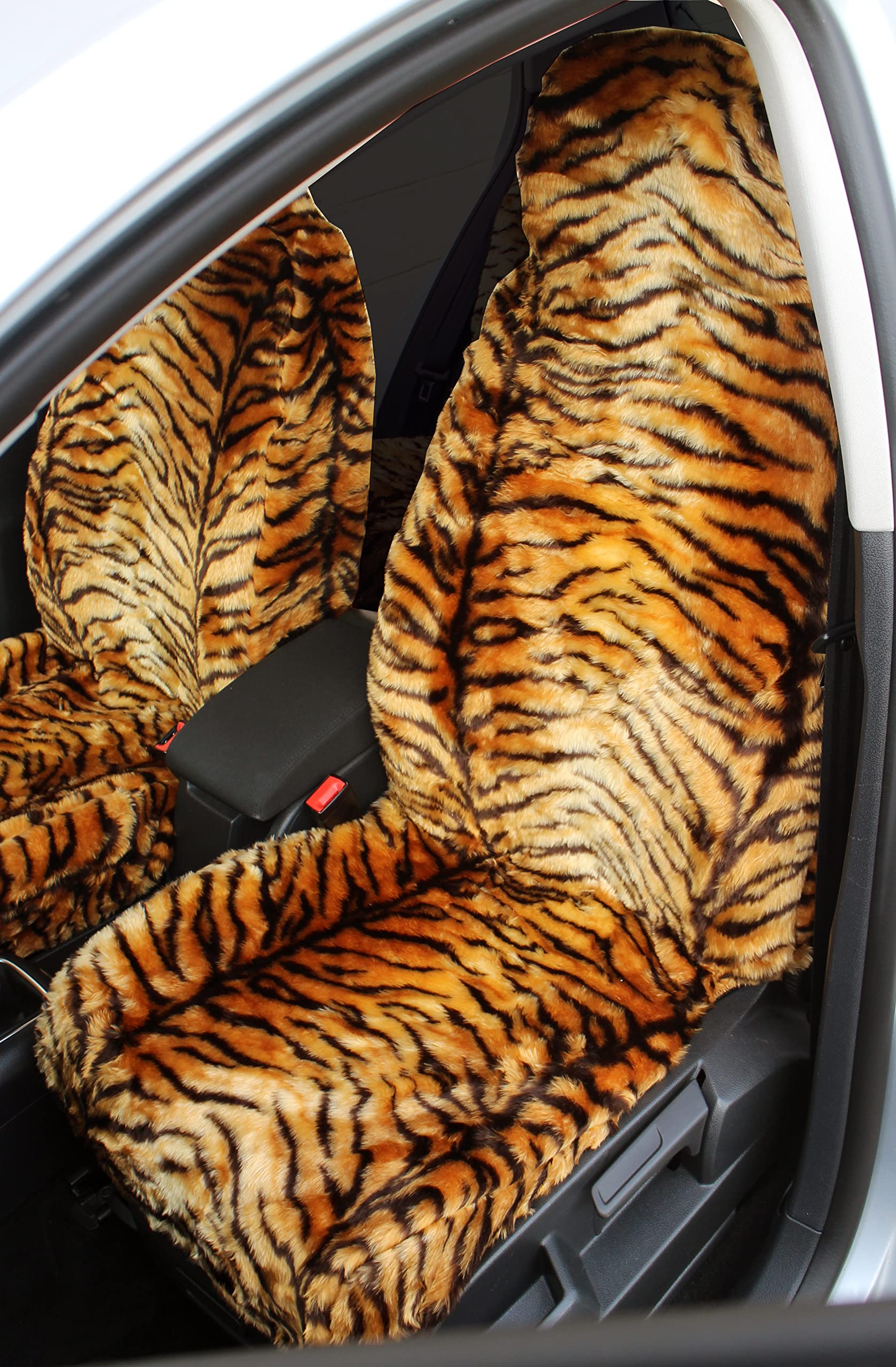 Carseatcover-UK Fell kunstpelz Autositzbezuge Tiger Universal Vordersitzbezüge Passend für die meisten Autos - 1 Paar Carseatcover-UK Fell kunstpelz Autositzbezuge Tiger Universal Vordersitzbezüge Passend für die meisten Autos - 1 Paar von Carseatcover-UK
