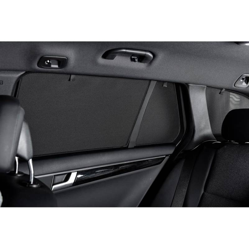 CAR SHADES Satz (Hintertüren) kompatibel mit MG 4 (EV) 2022- (2-teilig), Schwarz von Carshades