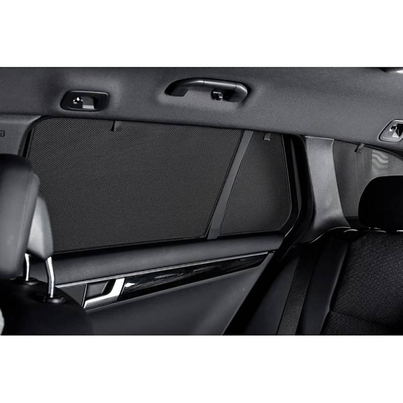 Satz Car Shades (Hintertüren) kompatibel mit Ford Kuga III 2019- (2-teilig), Schwarz von Carshades