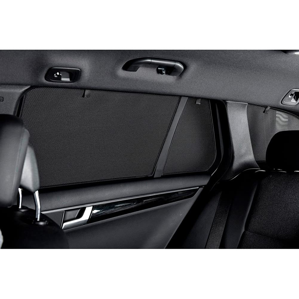 Satz Car Shades kompatibel mit Volkswagen ID.4 2020- (6-teilig), Black von Carshades