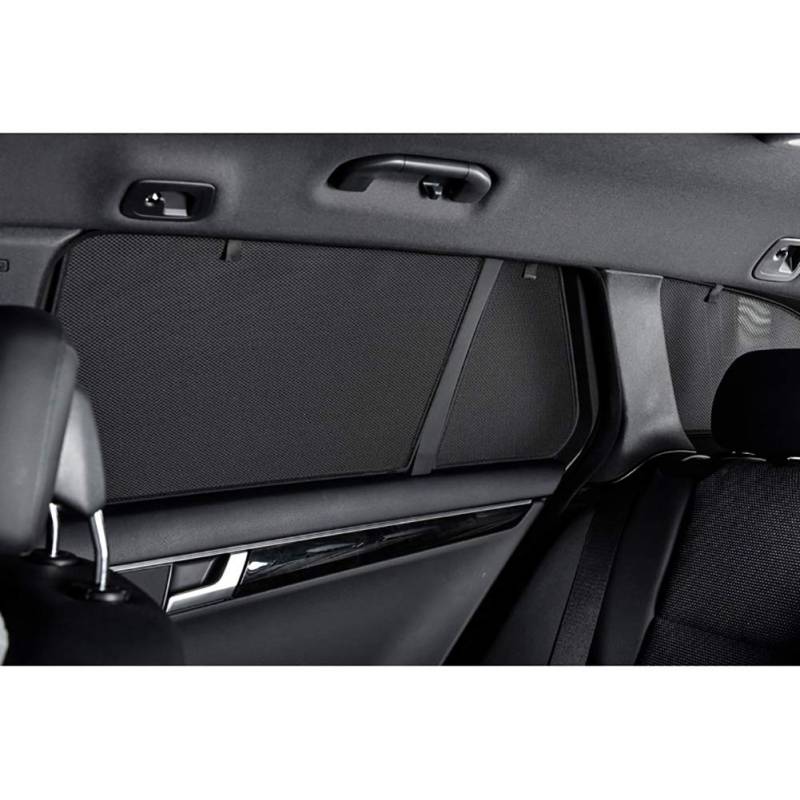 Satz Car Shades kompatibel mit Volkswagen Golf Sportsvan 2014- (6-teilig), Schwarz von Carshades