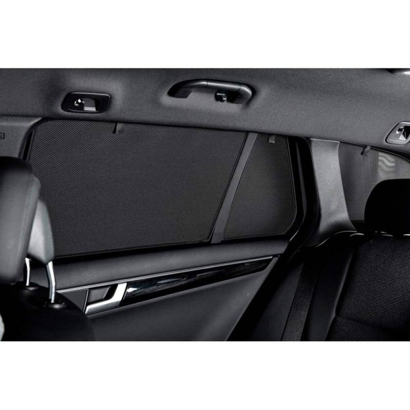 Satz Car Shades kompatibel mit Volkswagen Tiguan II Allspace 2017- (6-teilig), Schwarz von Carshades