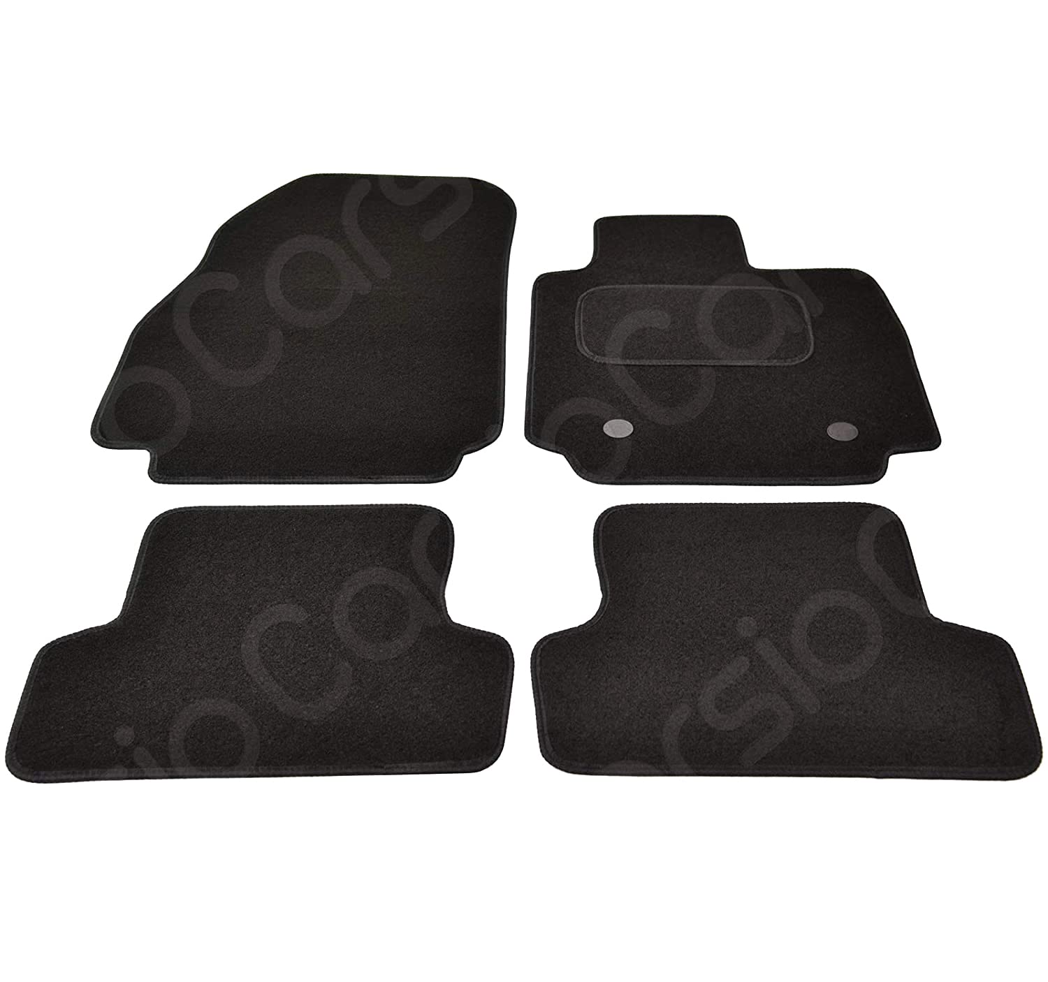 Carsio Automatten für Clio MK5 ab 2013, maßgeschneidert, Schwarz, 4-teiliges Set mit 2 Clips Carsio Automatten für Clio MK5 ab 2013, maßgeschneidert, Schwarz, 4-teiliges Set mit 2 Clips von Carsio