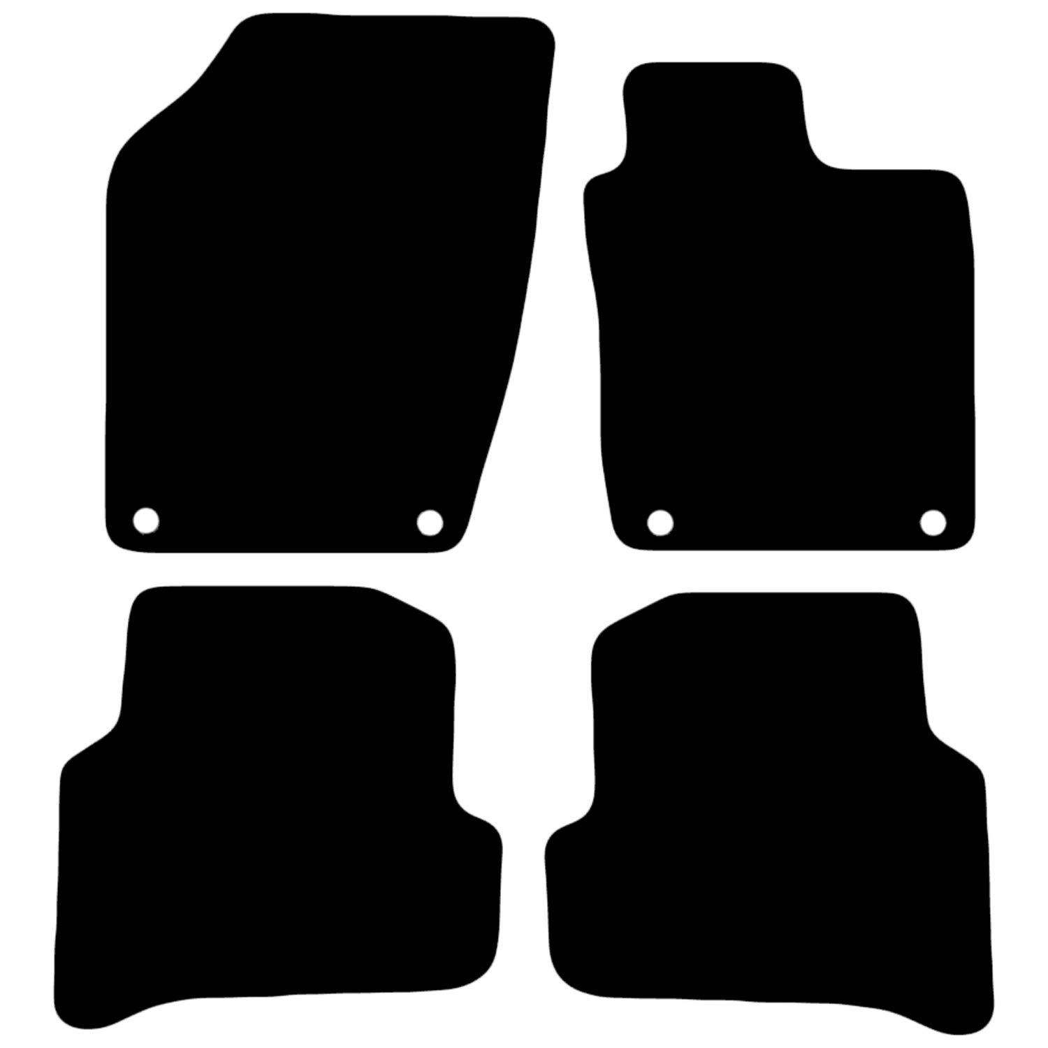 Carsio Fußmatten für Fabia ab 2015, maßgeschneidert, Schwarz, 4-teiliges Set mit 4 Clips Carsio Fußmatten für Fabia ab 2015, maßgeschneidert, Schwarz, 4-teiliges Set mit 4 Clips von Carsio