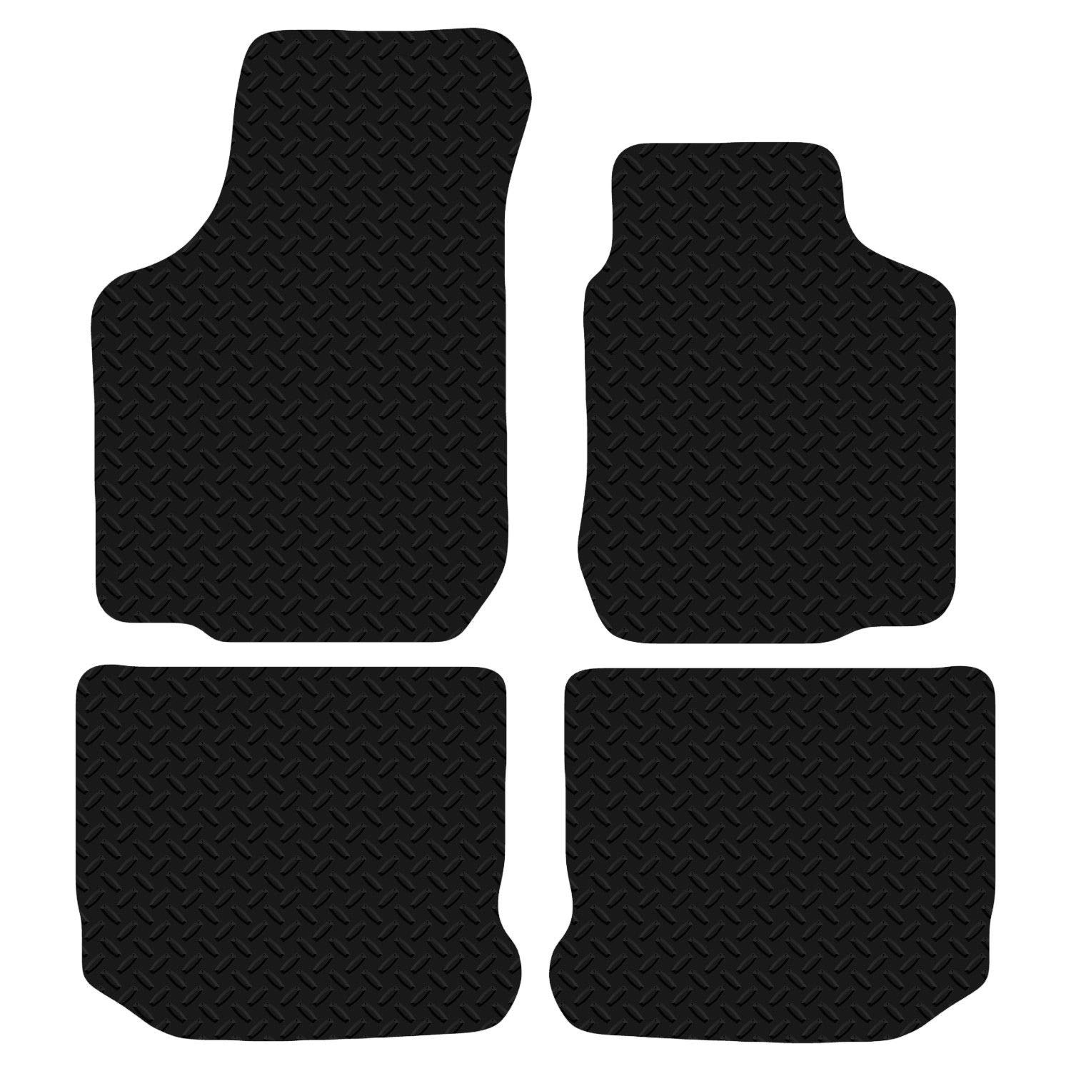 Carsio Automatten-Set für VW Golf MK4 R32 1997–2006, maßgeschneiderte Passform, Gummi-Fußmatte, komplettes Zubehör, schwarz, maßgeschneidert, rutschfeste Unterseite, strapazierfähig und wasserdicht, Carsio Automatten-Set für VW Golf MK4 R32 1997–2006, maßgeschneiderte Passform, Gummi-Fußmatte, komplettes Zubehör, schwarz, maßgeschneidert, rutschfeste Unterseite, strapazierfähig und wasserdicht, von Carsio