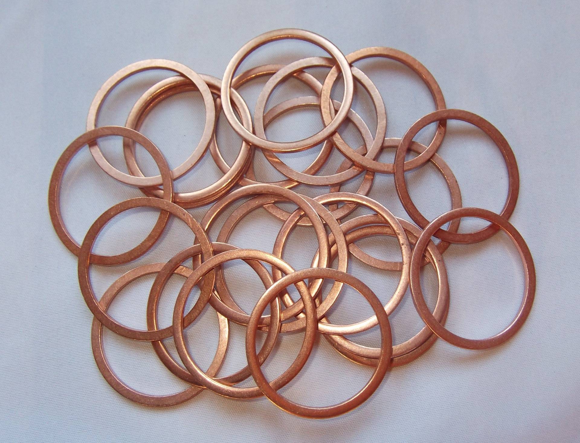 50 Stück Kupferringe Dichtringe Dichtung Kupfer Dichtscheibe 33x39x2.0 mm Din 7603 Form A 50 Stück Kupferringe Dichtringe Dichtung Kupfer Dichtscheibe 33x39x2.0 mm Din 7603 Form A von Cartec