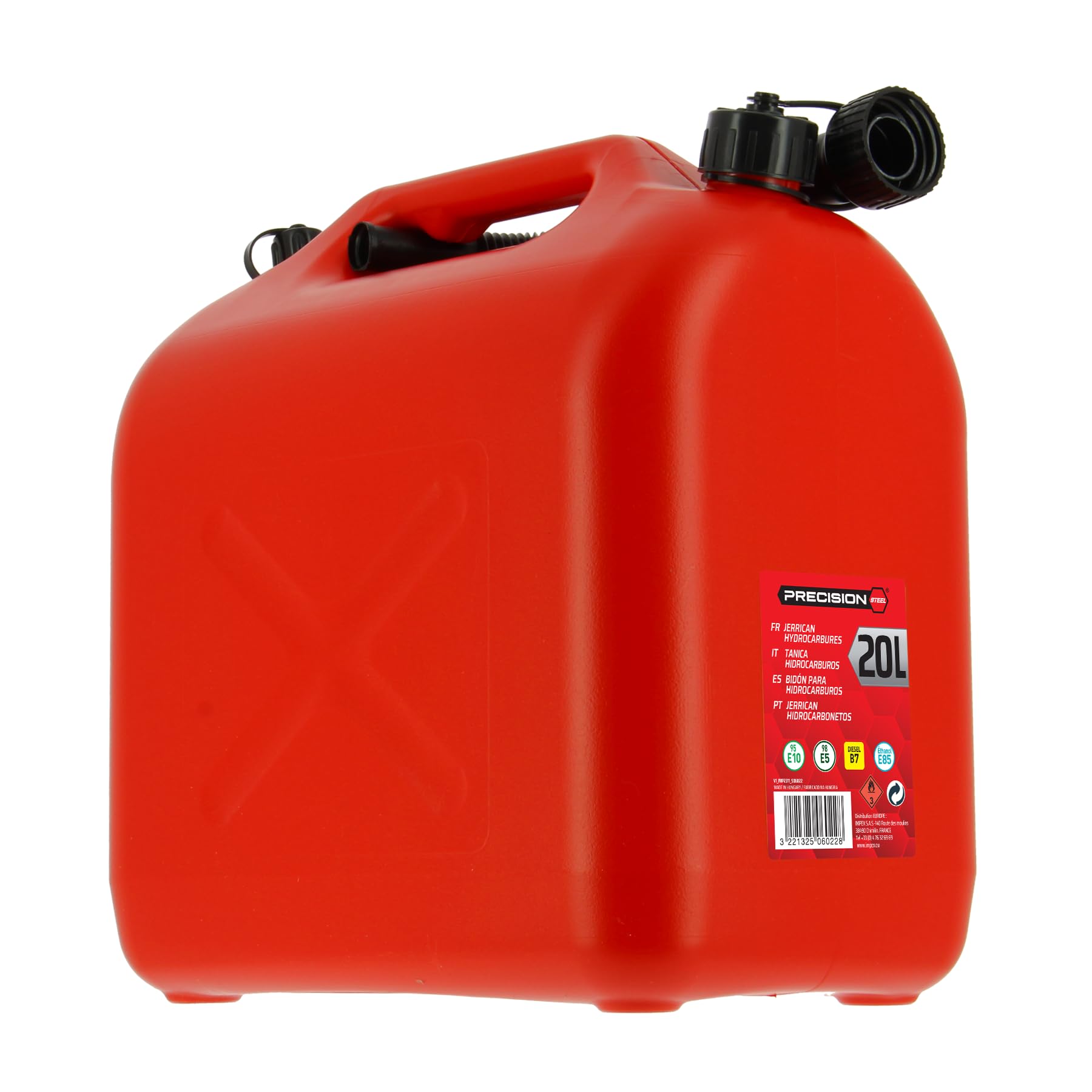 Precision Steel 506022 zugelassener Kanister für 20 Liter Flüssigkeit Precision Steel 506022 zugelassener Kanister für 20 Liter Flüssigkeit von PRECISION STEEL