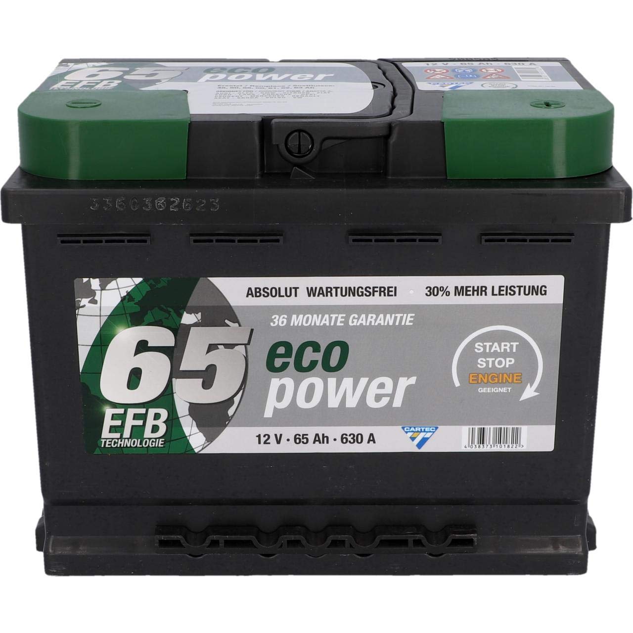 Cartec EcoPower Batterie EFB Parent (75 Ah, 680 A) von Cartec