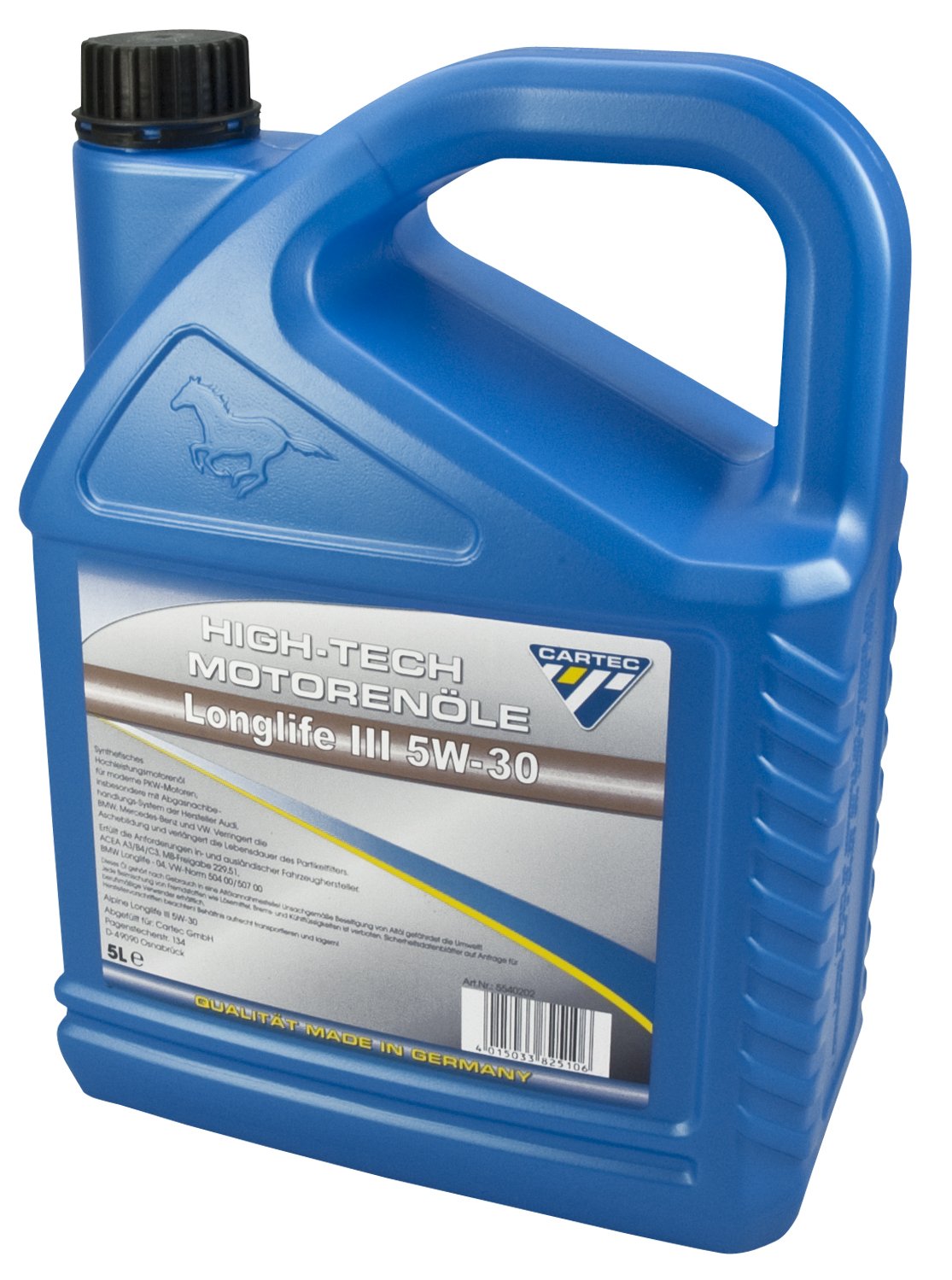 Cartec Motorenöl High-Tech SAE 5W30 Longlife III 5L - Made in Germany Cartec Motorenöl High-Tech SAE 5W30 Longlife III 5L - Made in Germany von Cartec